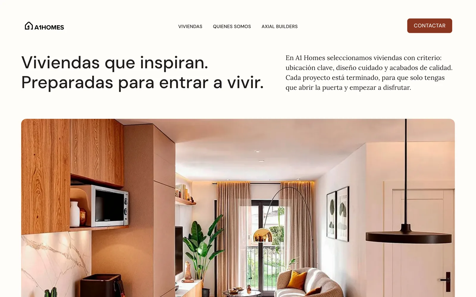 A1Homes — Web Inmobiliaria Orientada a Conversión