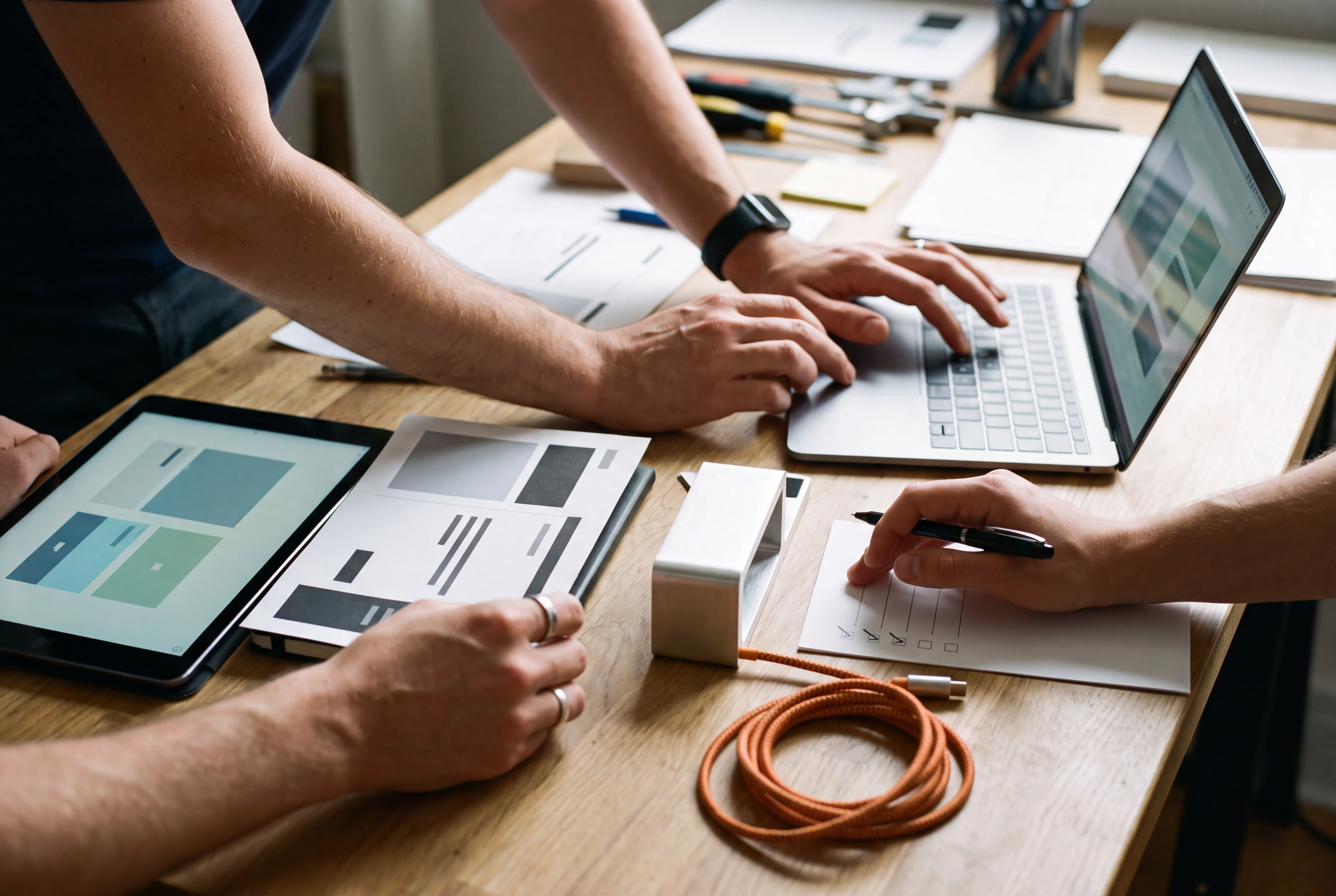 Equipo de producto compara estados de una misma solución en varios dispositivos