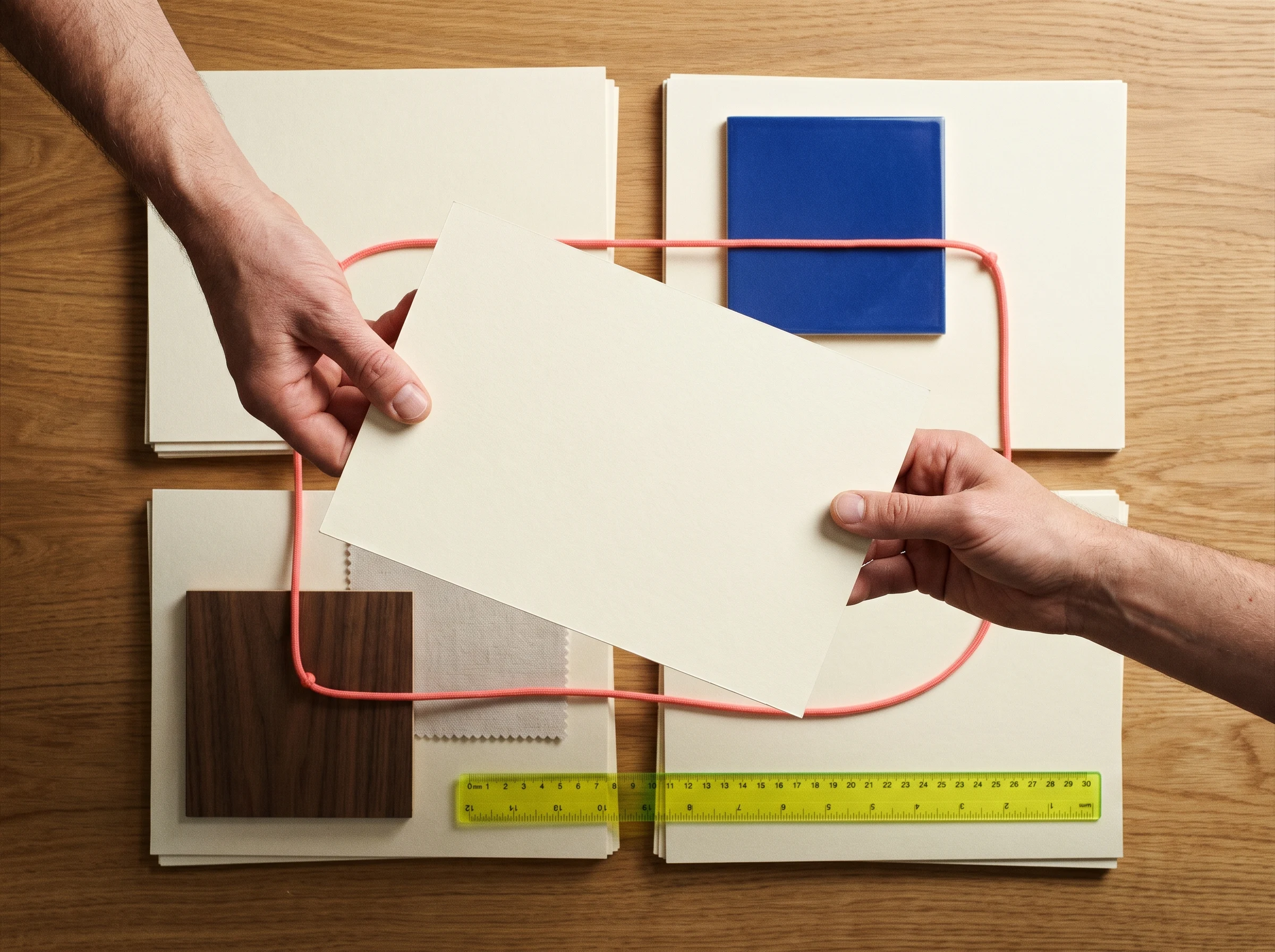 Materials and decisions connected in one working system